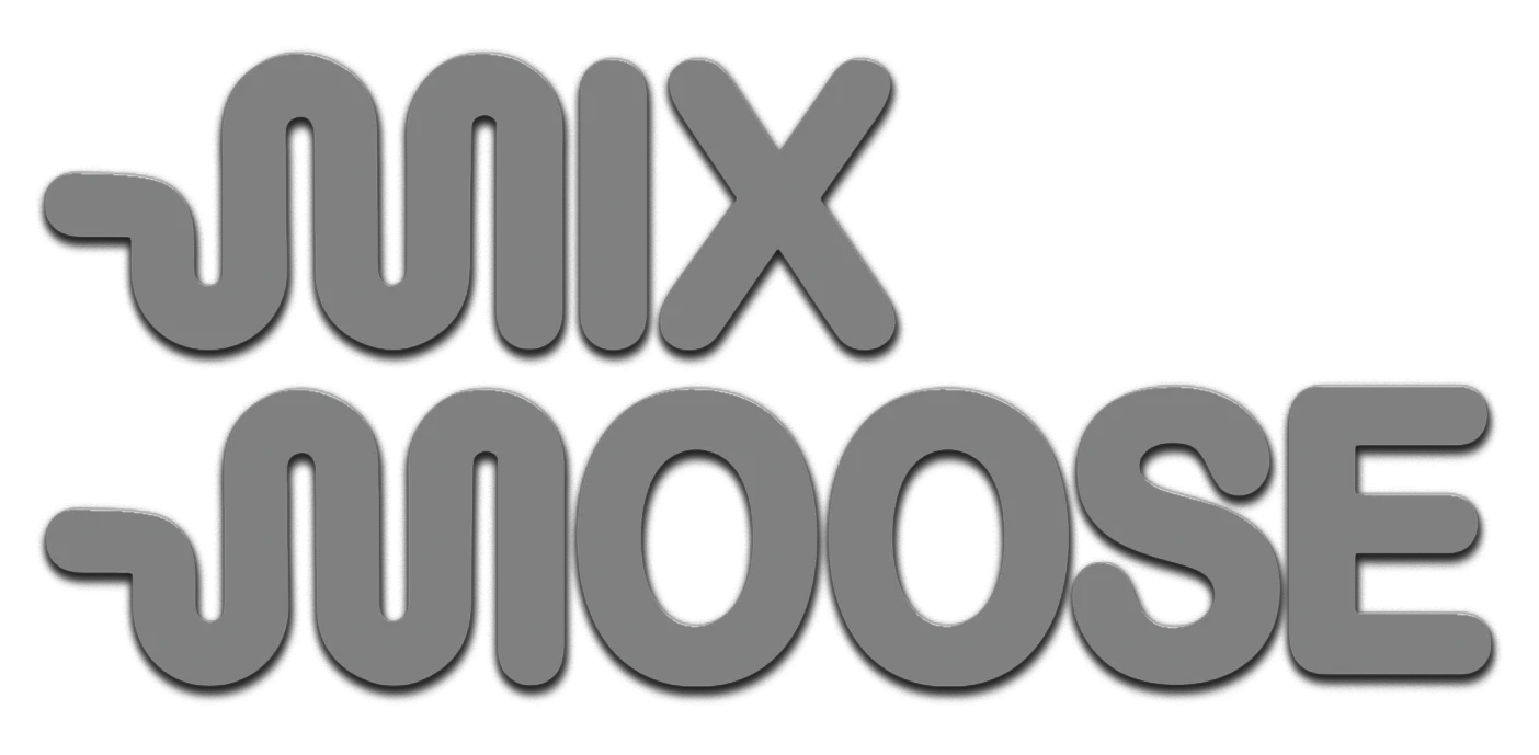 The text MixMoose in curvey font