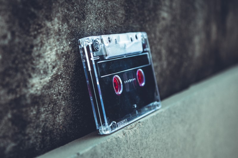 A cassette tape