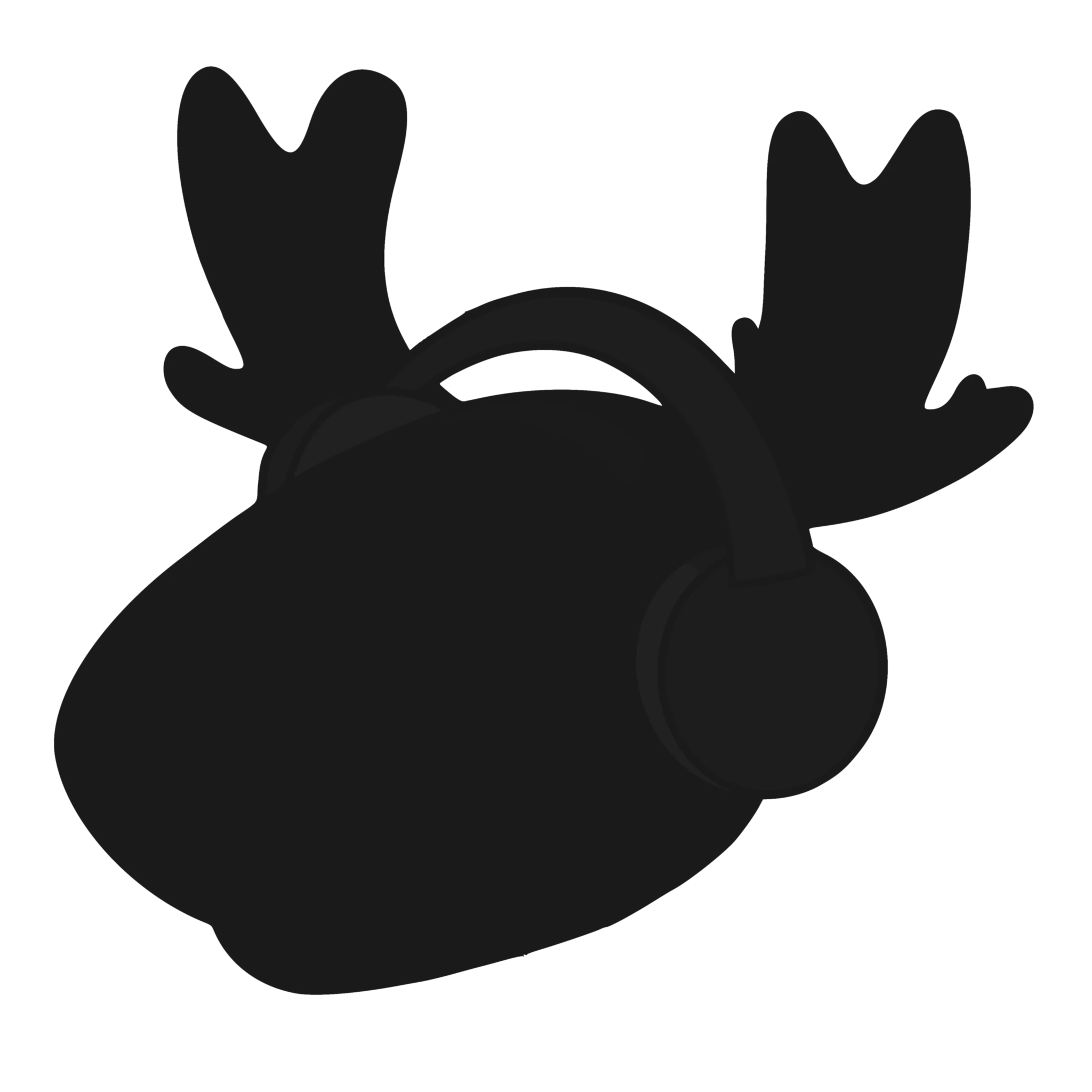 Moose Head Logo silhouette